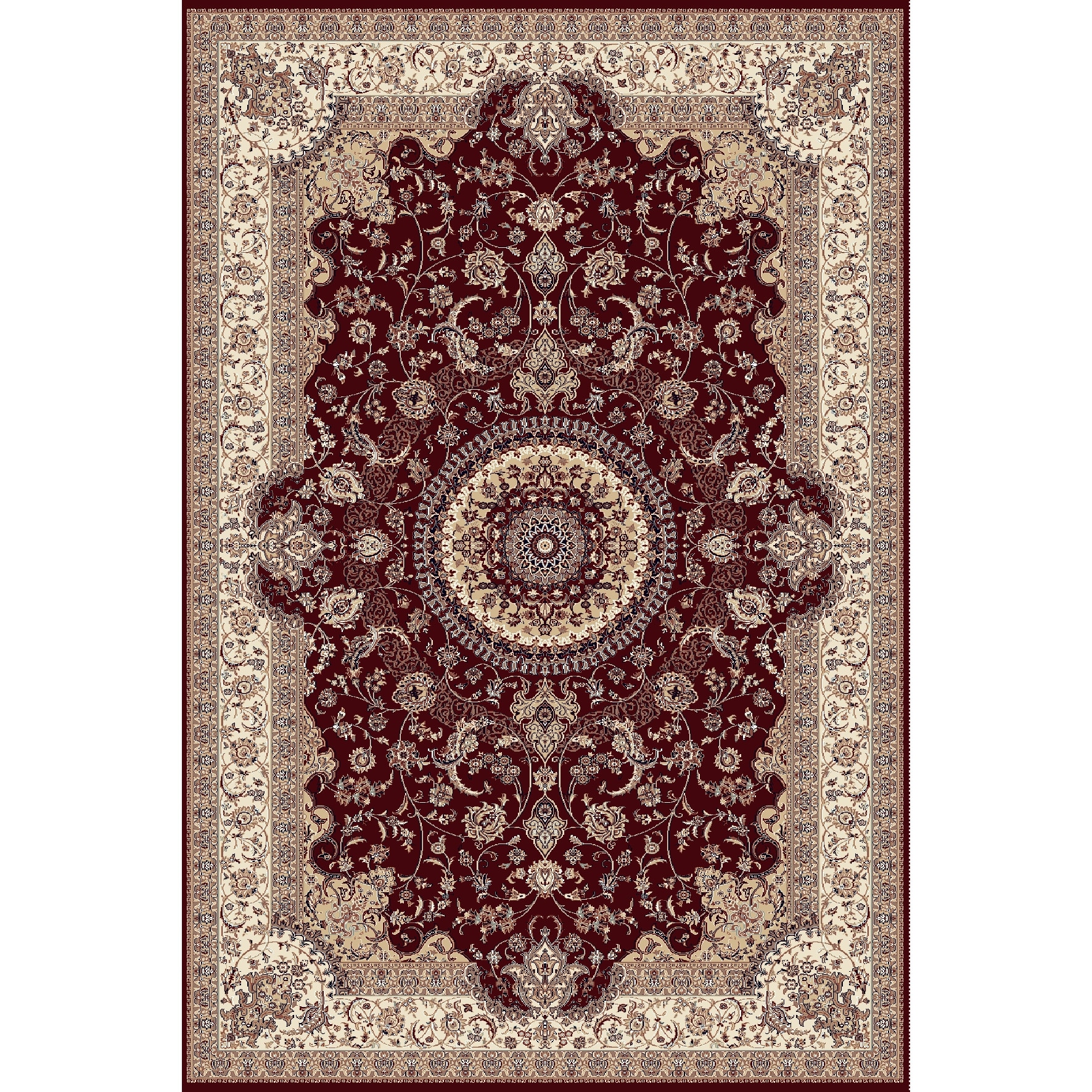 Covor Clasic, Cardinal 25501-210, Rosu Bordeaux, 80x150 cm, 2300 gr/mp