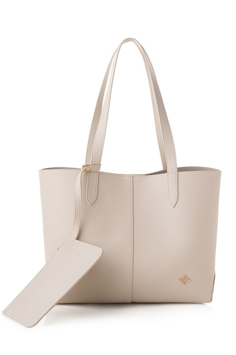 Lucky Bees, Műbőr válltáska, Homokbarna