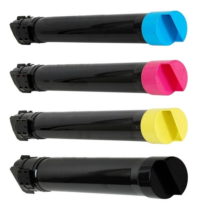 Комплект от 4 тонера LEXCS943 черен, 52000 страници, син, червен, жълт 26000 страници Съвместим Lexmark CS 943de, Lexmark 73D0HK0