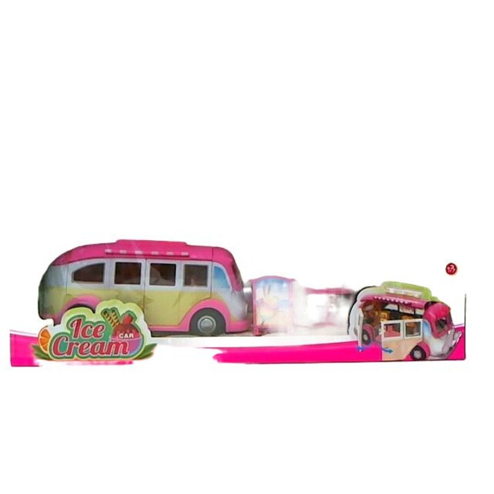 Туристически автобус, Tres, комплект, розов