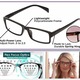 Ochelari pentru Citit One4ALL cu Dioptrii Auto-Ajustabile de la +0.5 la +2.50, Negru si 1 Clema din Microfibra pentru Curatarea Lentilelor, Albastru