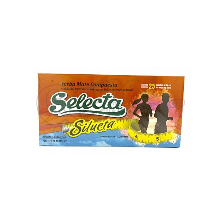 Selecta Silueta Yerba Mate tea, 25 zacskó