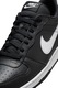 Nike, Pantofi sport de piele cu garnituri de piele ecologica, Alb, Negru, 10.5