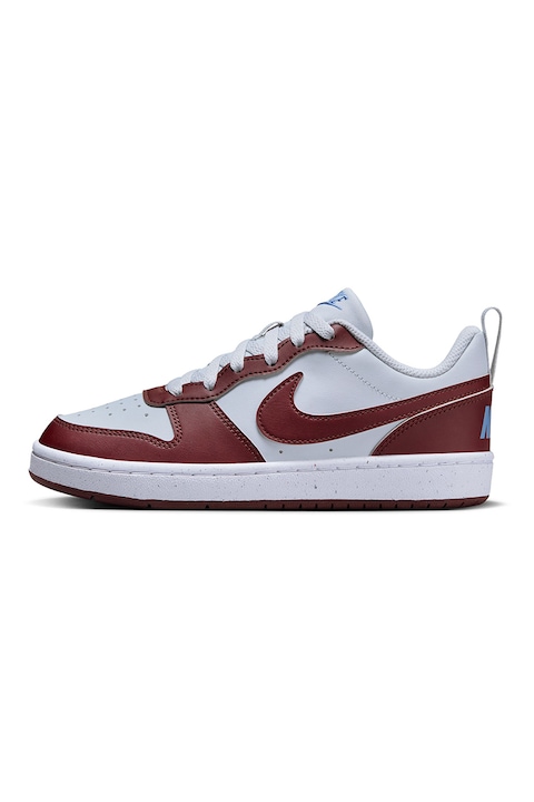 Nike, Court Borough bőrsneaker, Fehér/Bordó