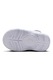 Nike, Pantofi sport slip-on cu imprimeu logo Flex Runner 3, Alb, Bleumarin, 19.5 EU