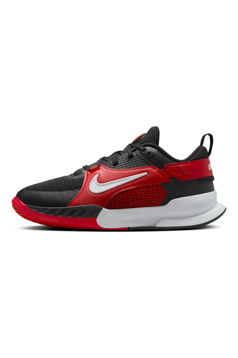 Nike, Pantofi cu insertii de plasa, pentru alergare Crosscourt, Rosu, Alb, Negru, 38.5 EU