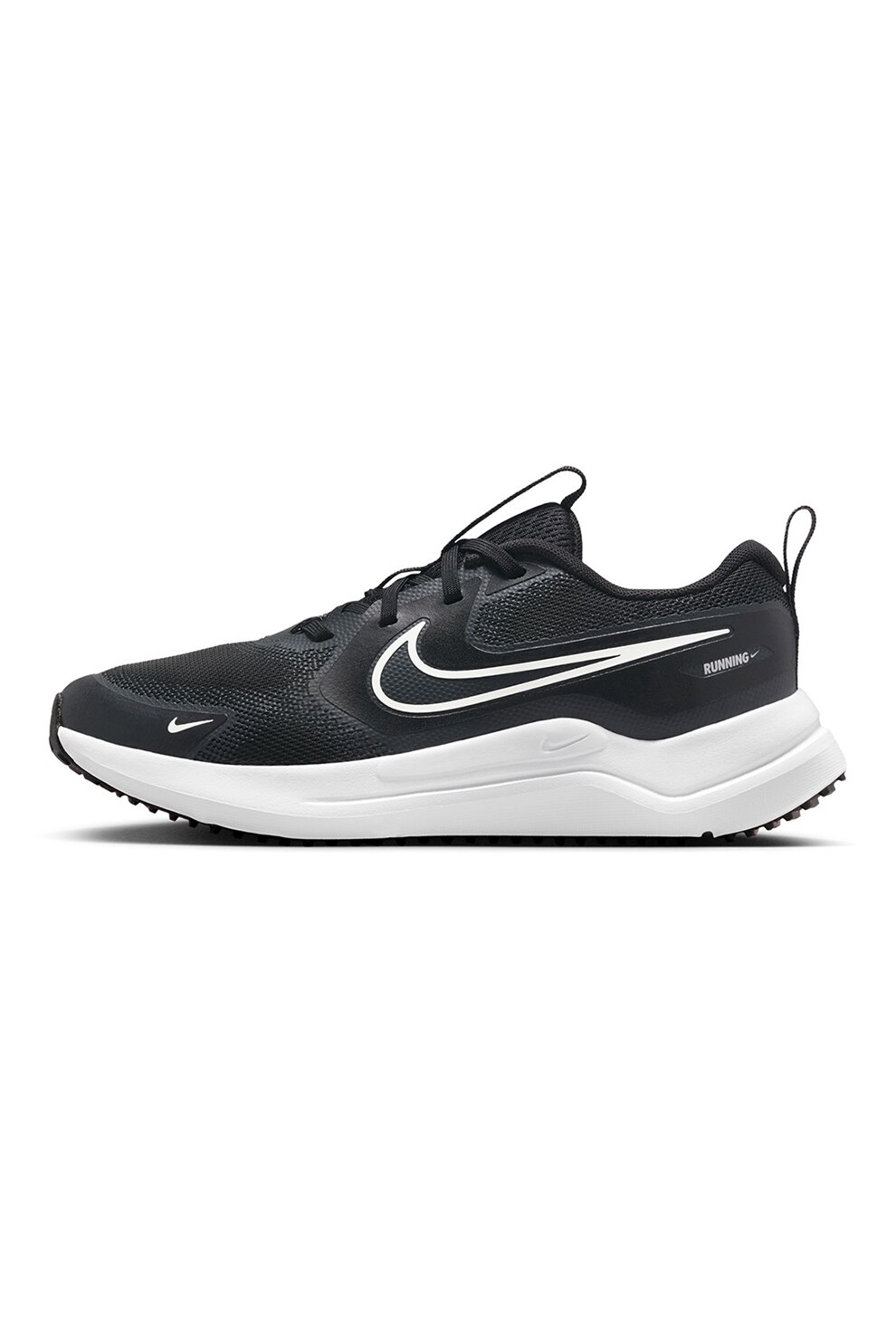 Nike, Pantofi Cosmic pentru alergare, Alb, Negru, Gri, 36 EU