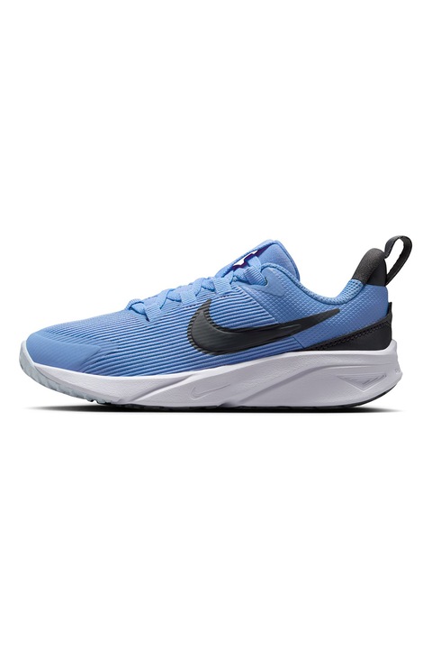 Nike, Pantofi pentru alergare Star Runner 4, Albastru pastel, Alb murdar, Gri antracit, 28 EU