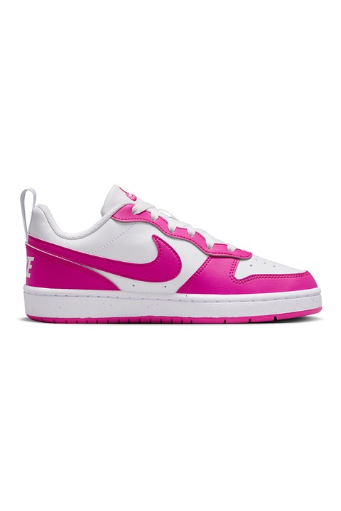Nike, Court Borough bőrsneaker, Fehér/Fukszia