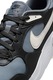 Nike, Air Max sneaker bőrrészletekkel, Fekete, Sötétszürke, 9