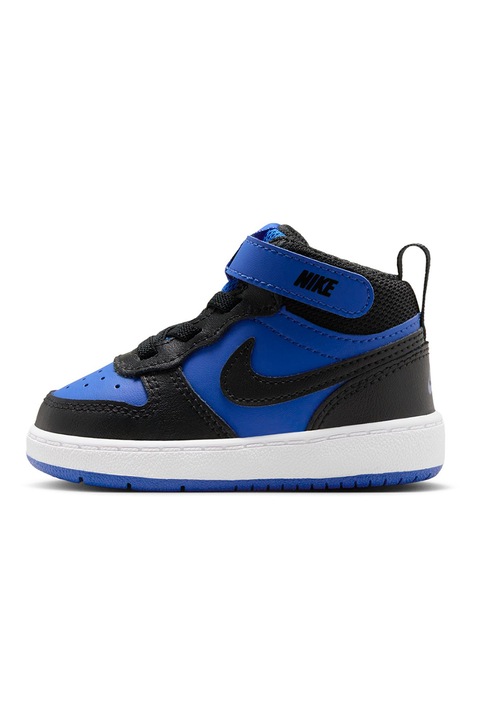 Nike, Pantofi sport cu garnituri din piele Court Borough, Negru