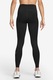 Nike, Colanti cu talie inalta pentru alergare, Negru/Argintiu