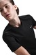 Nike, Tricou cu tehnologie Dri-FIT si logo reflectorizant, pentru alergare Swift, Negru/Argintiu