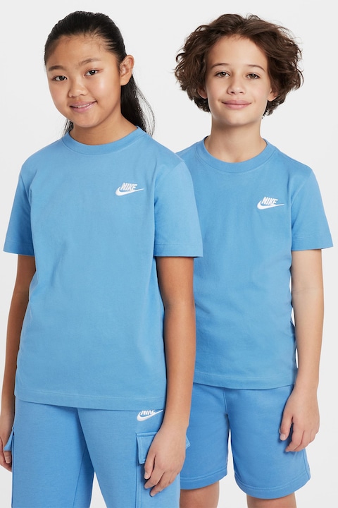 Nike, Тениска Futura с овално деколте, Син