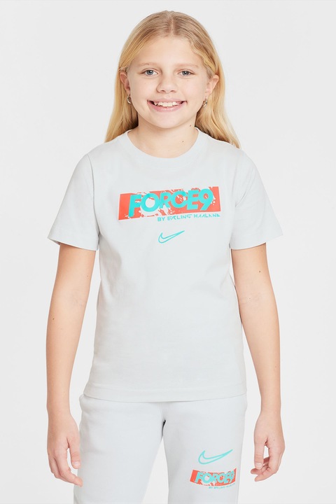 Nike, Футболна тениска с Dri-Fit, Ледено синьо