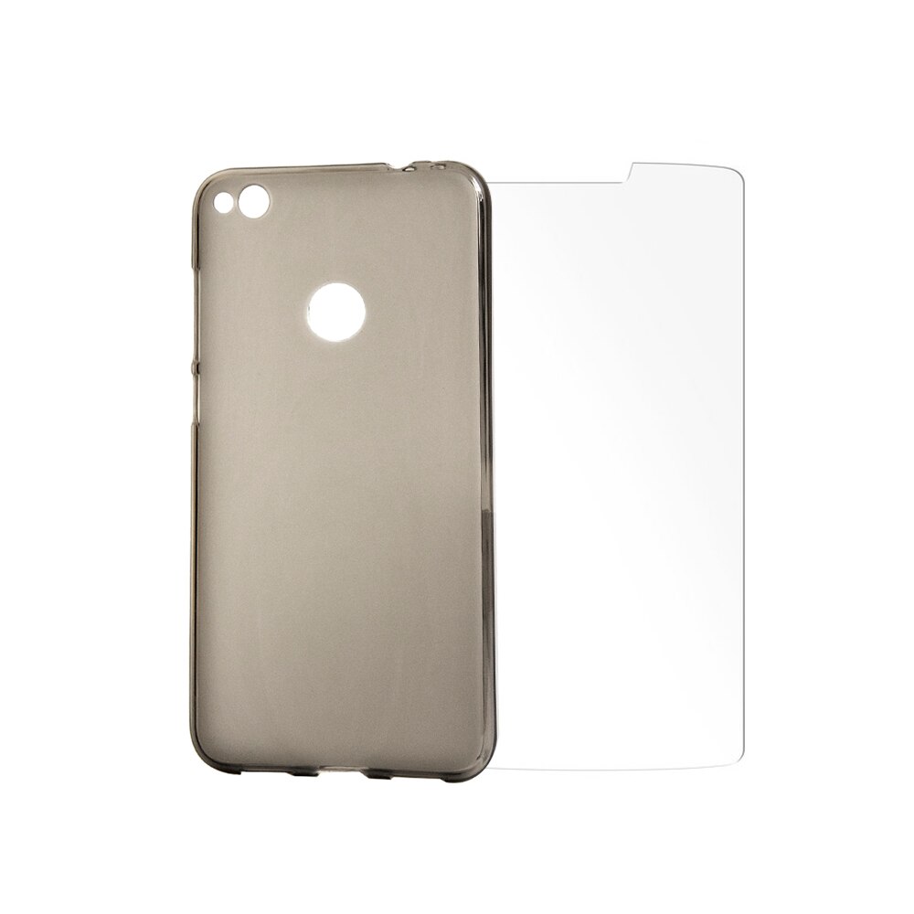 Husa Lemontti Silicon Ultraslim pentru Huawei P9 Lite 2017, Negru