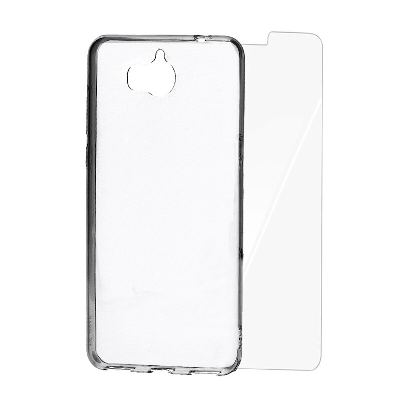 Husa Lemontti Silicon pentru Huawei Y6 2017, Transparent