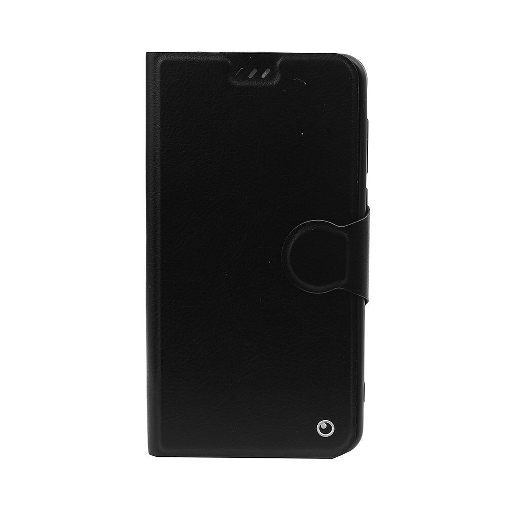 Flip cover Lemontti Jelly pentru Huawei Y6, Negru