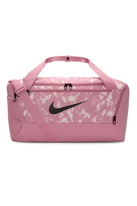Nike, Спортен сак с лого, Мръснобял, Розово