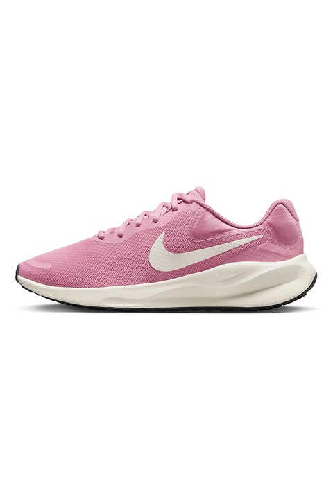 Nike, Revolution 7 Road futócipő, Fehér/Púderrózsaszín