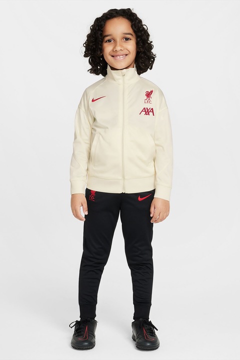 Nike, Футболен екип с лого, Черен/Крем