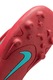 Nike, Pantofi Vapor 16 Club cu crampoane si inchidere velcro, pentru fotbal, Rosu vermillion