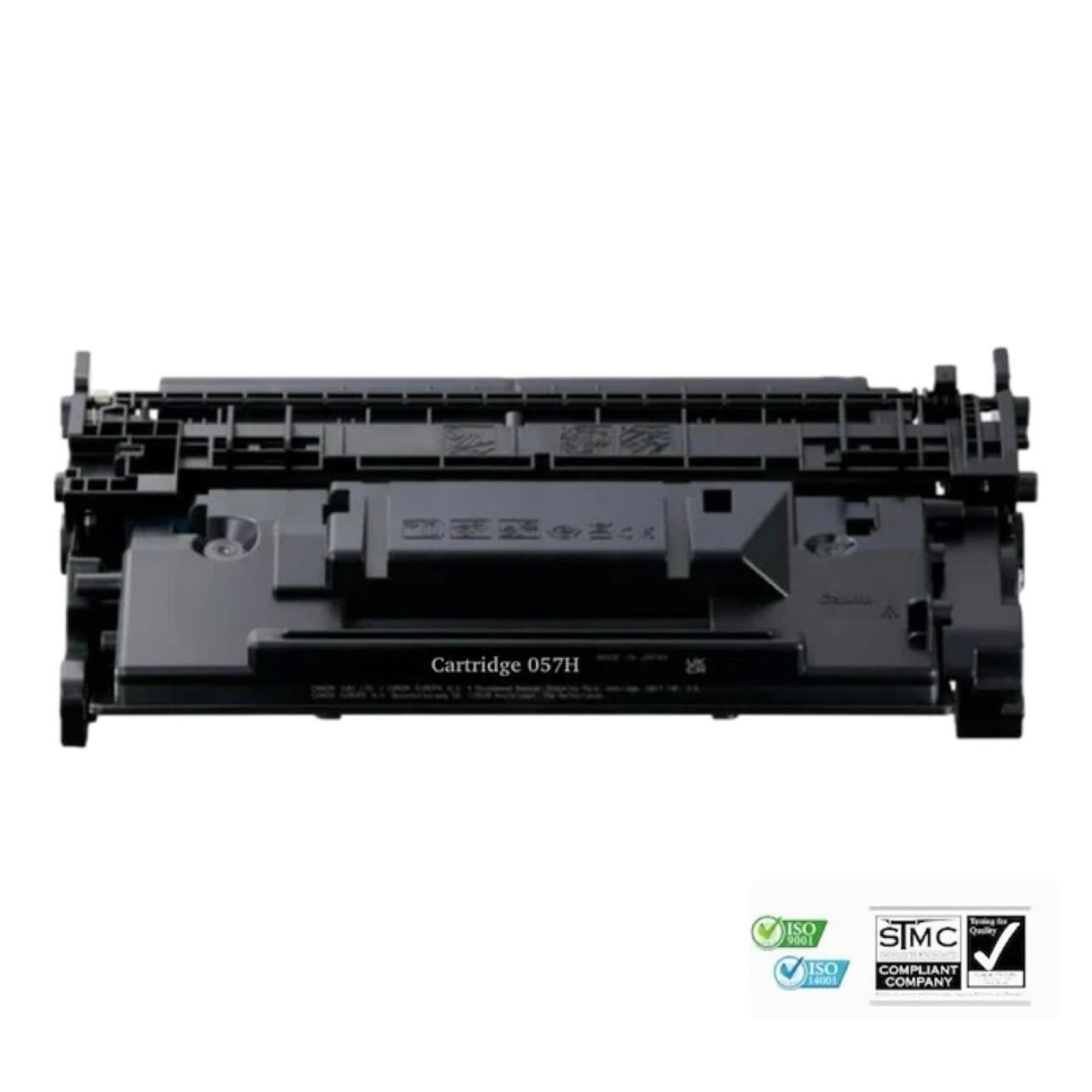 Cartuccia Toner Compatibile 057H Alta Capacità Per Canon – 10000 Pagine, Per LBP223dw, LBP226dw, MF445dw, MF453dw, MF455dw E Altri – NO TONER LEVEL