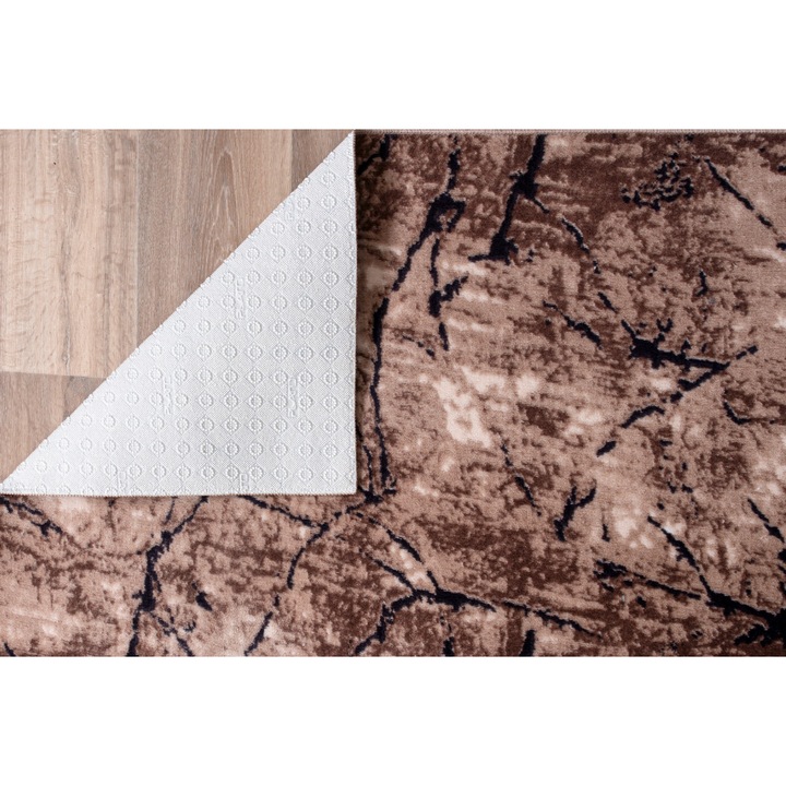 Traversa antiderapanta Festonata Julia, Maro, 4090, 60cm latime cu 300cm lungime