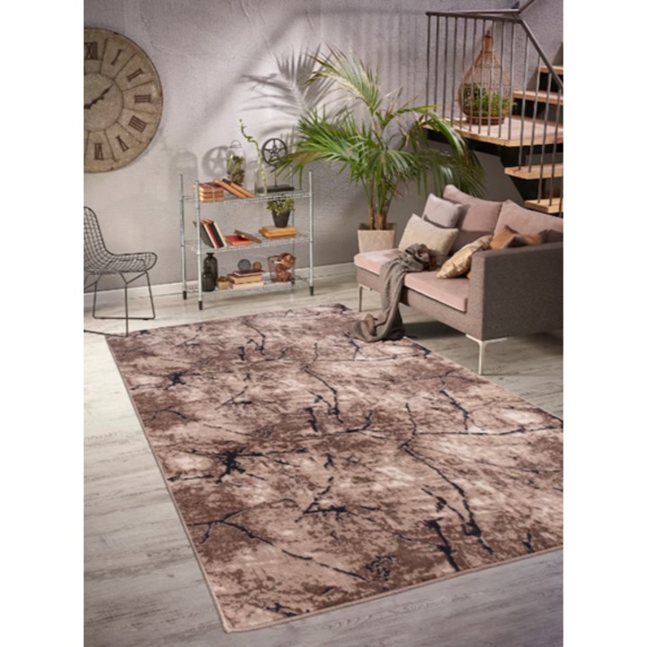 Traversa antiderapanta Festonata Julia, Maro, 4090, 60cm latime cu 350cm lungime