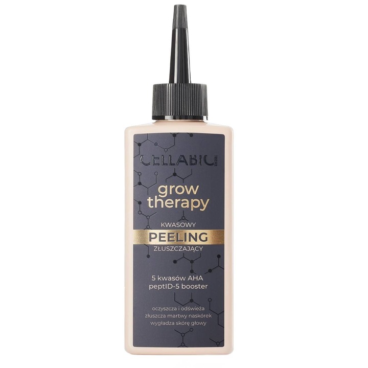 Peeling exfoliant pentru scalp Cellabic, 150ml, 5 acizi AHA, extract de eucalipt