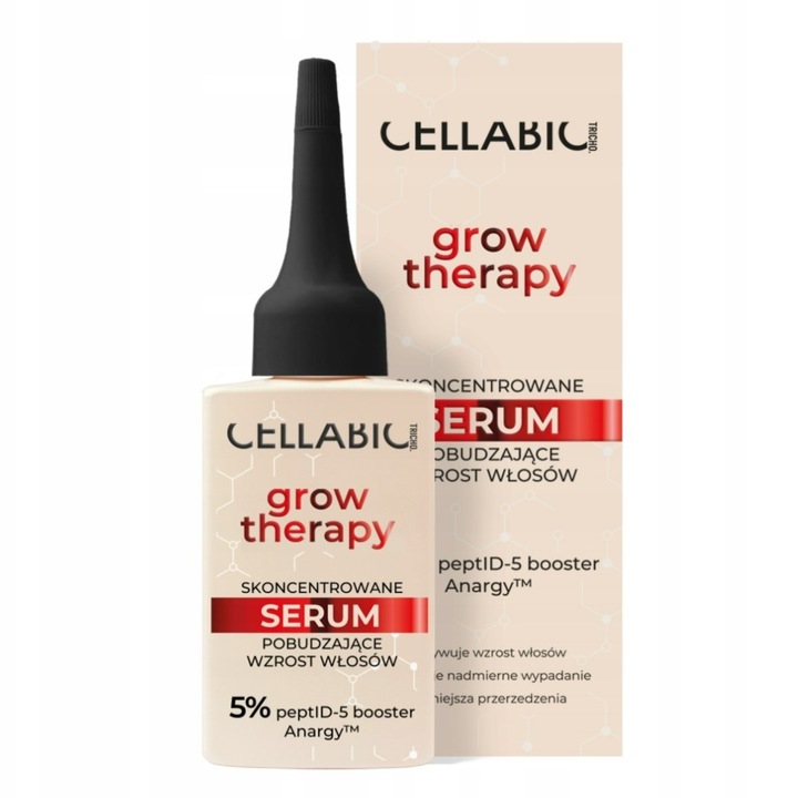 Serum pentru cresterea parului Cellabic Grow Therapy, 50ml, cu complex peptID-5
