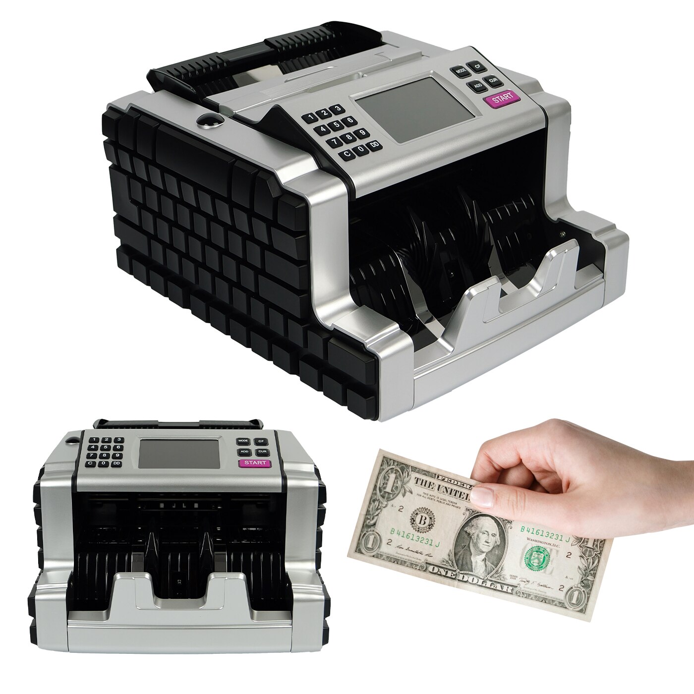 Usd 1000 Ron To Huf Értékszámláló, Hordozható, Hamis Vagy Sérült Bankjegyek