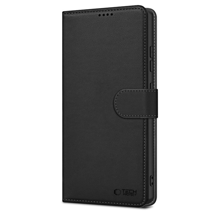 Husa TECH-PROTECT Wallet compatibila cu Samsung Galaxy S25 Ultra Black