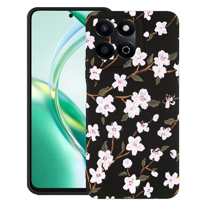 BestCase® Husa pentru Honor 200 Smart, Slim Silicon, Spring Flower, Protectie camera, Antisoc, Rezistenta la uzura, 1923378 B 512