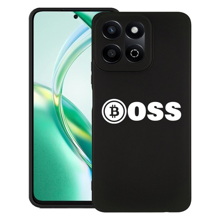 BestCase® Husa pentru Honor 200 Smart, Slim Silicon, Bitcoin Boss, Protectie camera, Antisoc, Rezistenta la uzura, 1923378 B 1597