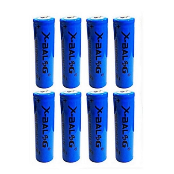 Set 8 Acumulatori SkyTechs® 3.7V Li-Ion 8800 mAh Terminal cu Varf