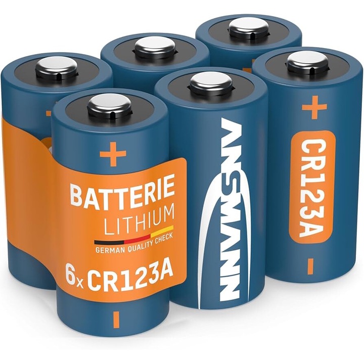 Baterie litiu Ansmann CR123A, 6 bucata