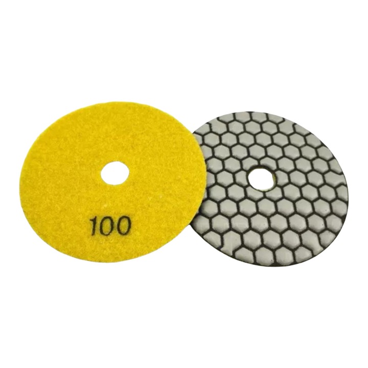 Discheta diamantata slefuire uscata, diametru 125 mm, granulatie 100 Top Ceramic 79445