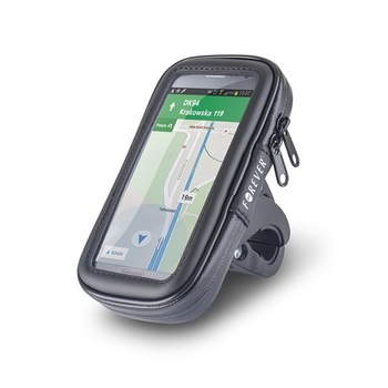 Suport telefon tip borseta pentru bicicleta, impermeabil, Forever Suport telefon tip borseta pentru bicicleta, impermeabil, Forever