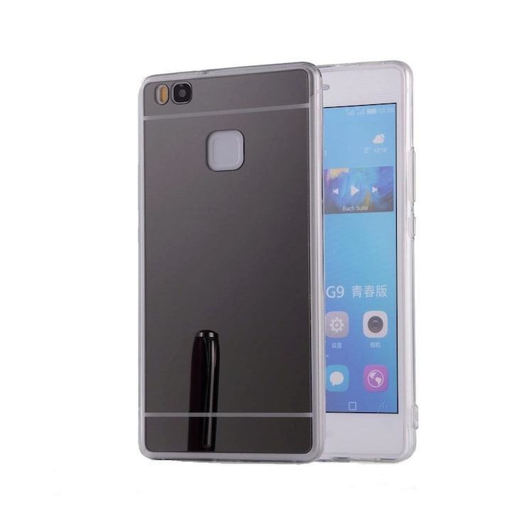 Силиконов кейс Iberry Mirror Grey за Huawei P8 Lite, P9 Lite (2017)