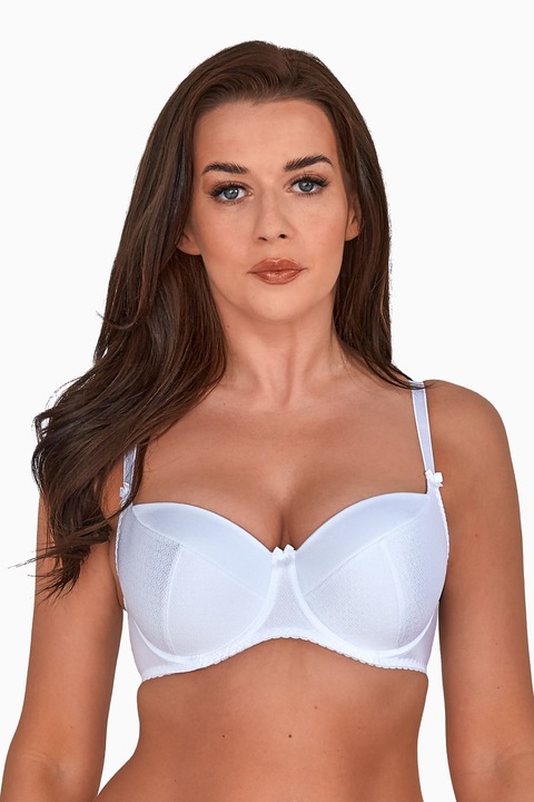 Gaia női melltartó, poliamid/pamut/elasztán/poliuretán, Fehér