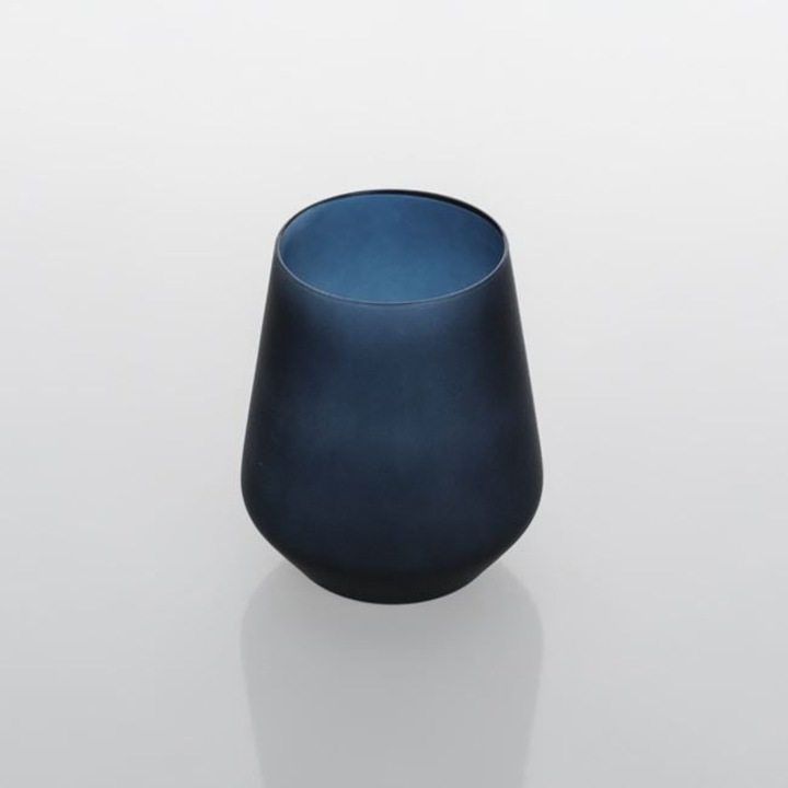 Чаша от Short Matte Blue Glass Sapphire 435мл