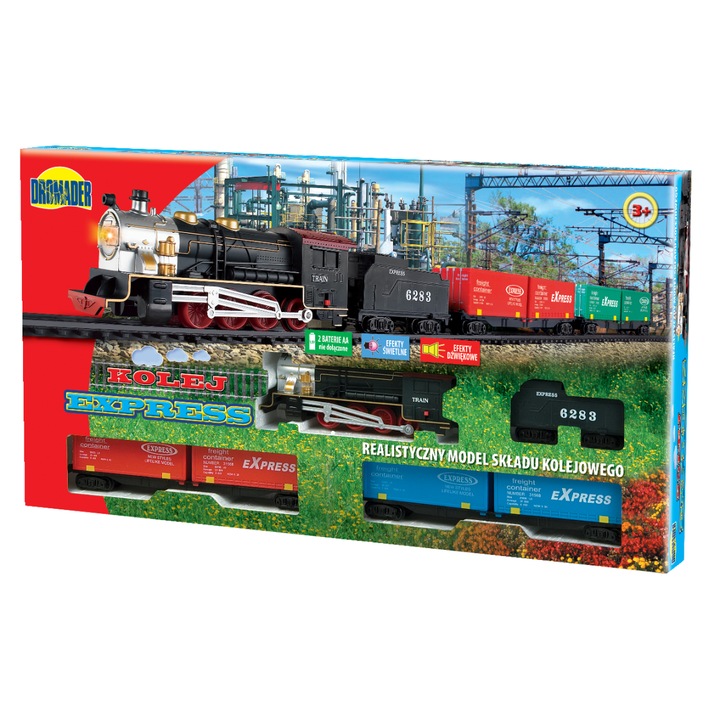 Играчка влакче, Дромадер, Експрес, 59x32x6 см, за деца над 3 години