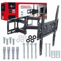 Suport TV perete ART UY-150, 32"-70", 40kg, Standard Vesa, ajustare brat dublu, reglabil vertical/orizontal, negru