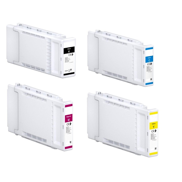 4 db tintapatron készlet ART41F fekete, kék, piros, sárga 350 ml-es kompatibilis Epson SureColor Epson SureColor SC-T 3400, SC-T 3400 N, SC-T 3405 SC-T 3405 N Epson SureColor 5-SCT0-, 5400 M, SC-T 5400 N, SC-T 5405 Epson C13T41F440