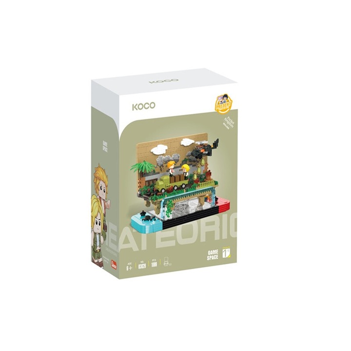 Set de constructie KOCO II, 1089 piese, multicolor