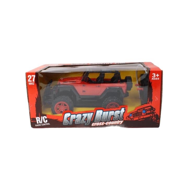 Jeep RC кола с дистанционно управление 1:20, Tres, червено/черно