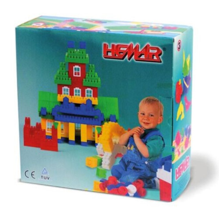 Set de constructie Hemar K2 Max, 278 elemente, 405x405x150 mm