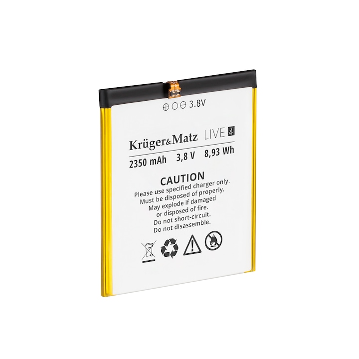 Baterie telefon, Kruger, KM00438, 2350 mAh, pentru modelul Live 4/4S