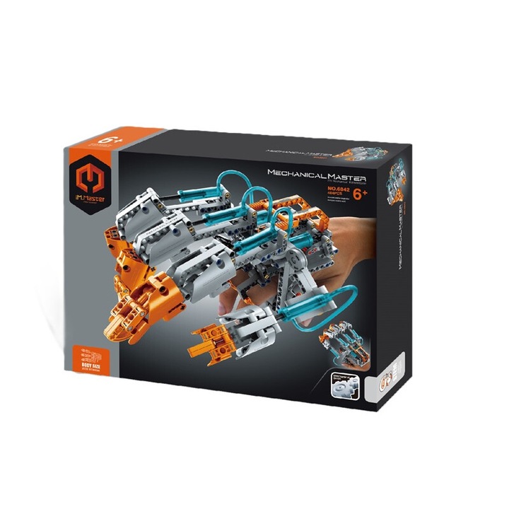 Set de constructie IM.MASTER, Mana bionica, 484 piese